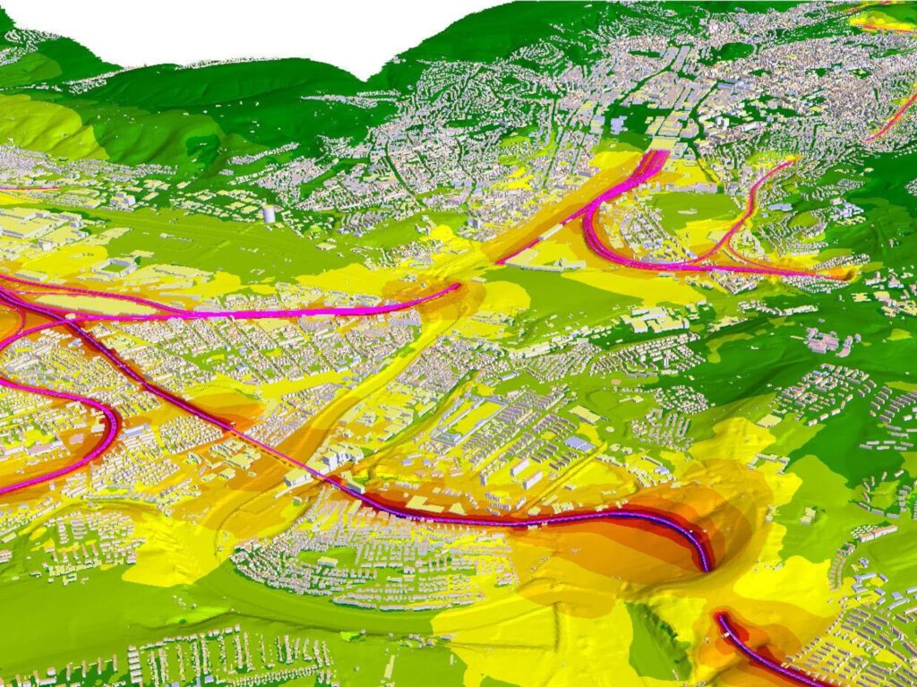 SOUNDPLAN Grid noise map